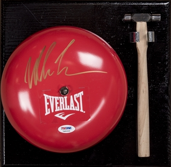 Mike Tyson Autograph Boxing Ring Side Bell (PSA/DNA)